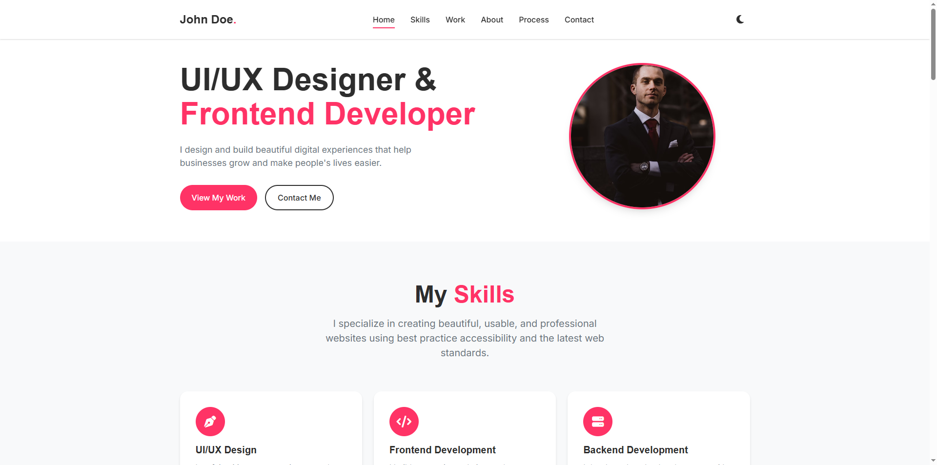 Responsive Portfolio Website